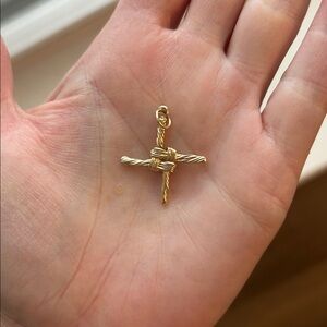 14 K St Brigid's Cross Pendant Handcrafted